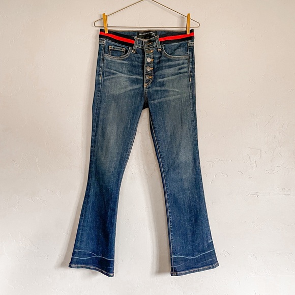 Veronica Beard Jeans Carolyn 10” Baby Boot Crop Jeans - Picture 2 of 8